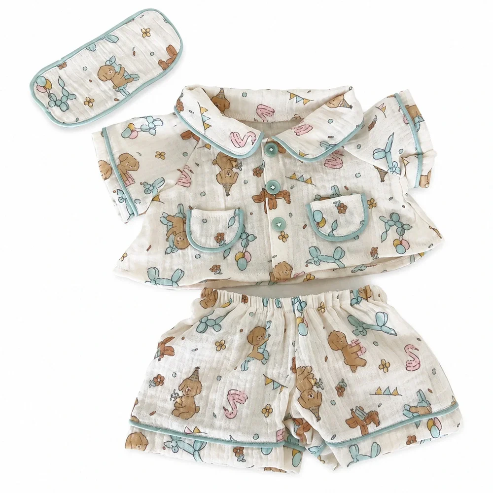 Balloon Puppy Loungewear Set for Bartholomew Bear Plush – 14 Inch [BXYC-32-14IN]